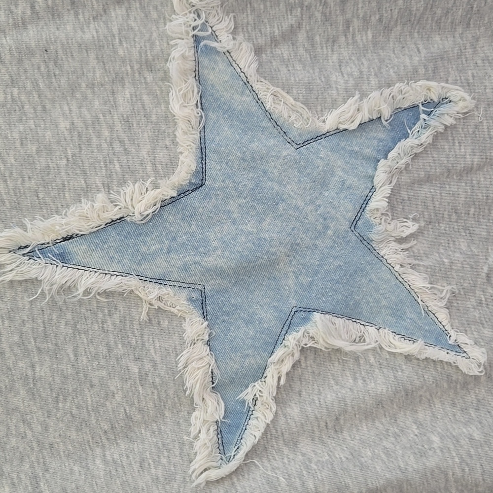 BiBi cap sleeve sweatshirt New with tags - Picture 3 of 4